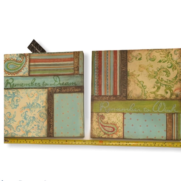 Creative Co-Op Other - Pair of 10x10 Canvas Print Pictures